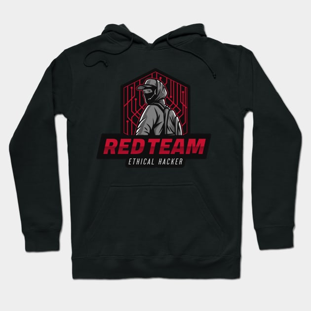 Red Team | Hacker Design Hoodie by leo-jess